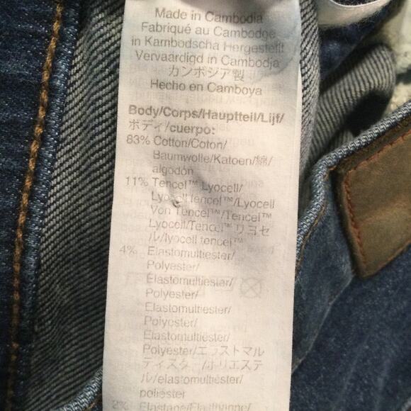 Madewell 9” Mid-Rise Skinny denim jeans 24 - Picture 6 of 7